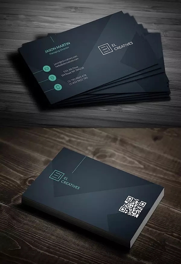 business card，Design，QR code，plane，